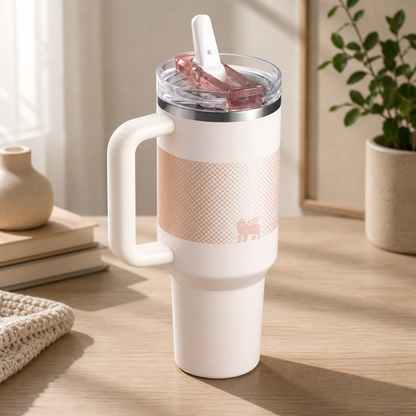 Stanley 40OZ Tumbler Pro Tour Flip Straw Rose Quartz Fade-Rz