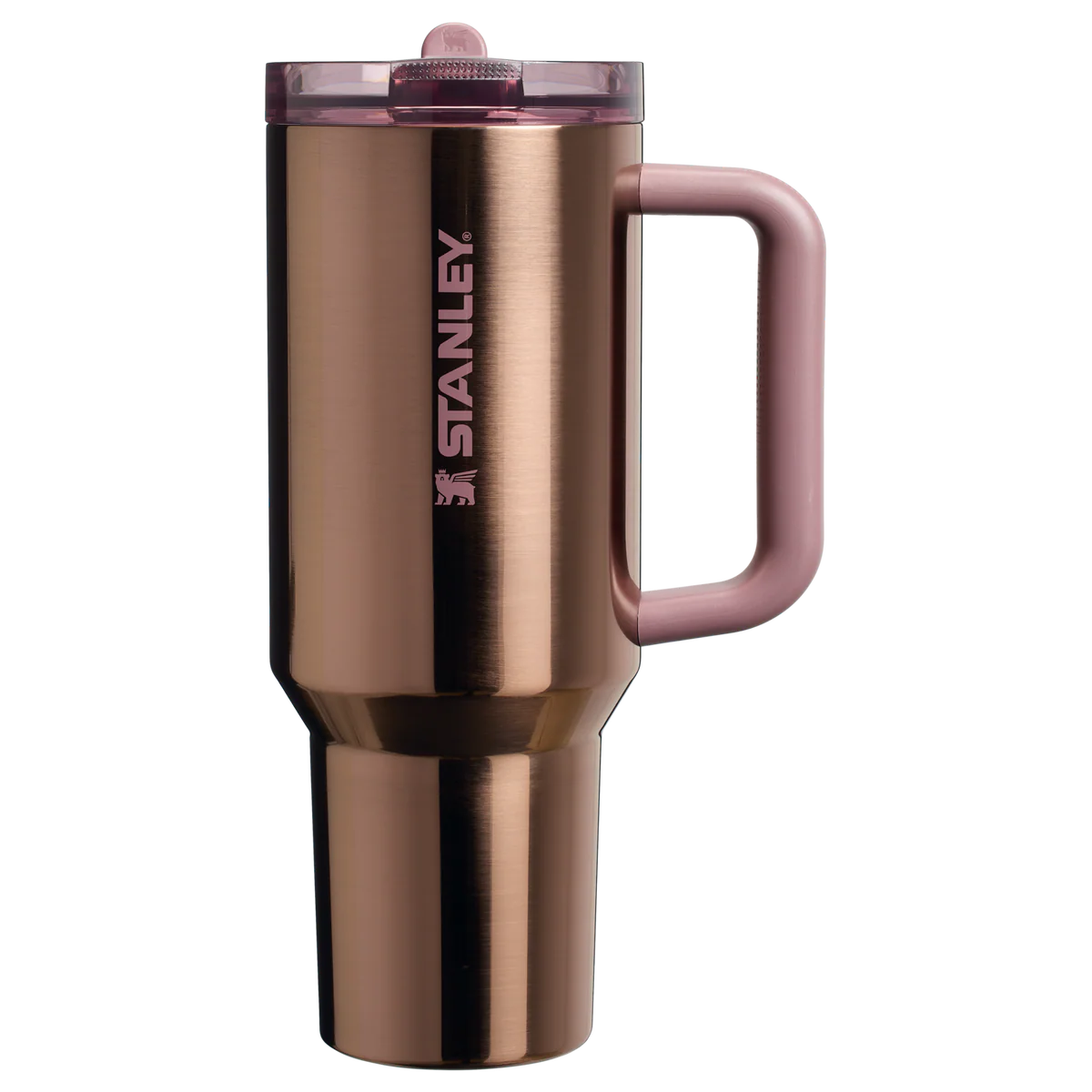 Stanley Quencher 40OZ Tumbler ProTour Flip Straw Polished RoseGold