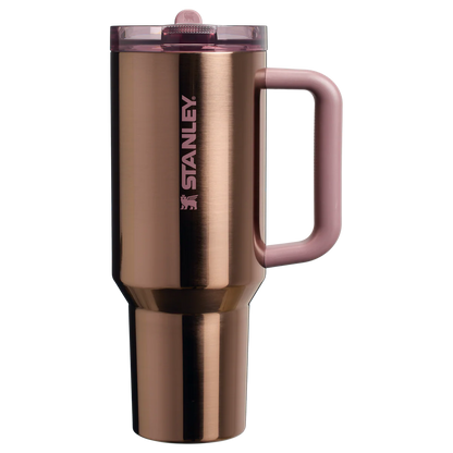 Stanley Quencher 40OZ Tumbler ProTour Flip Straw Polished RoseGold