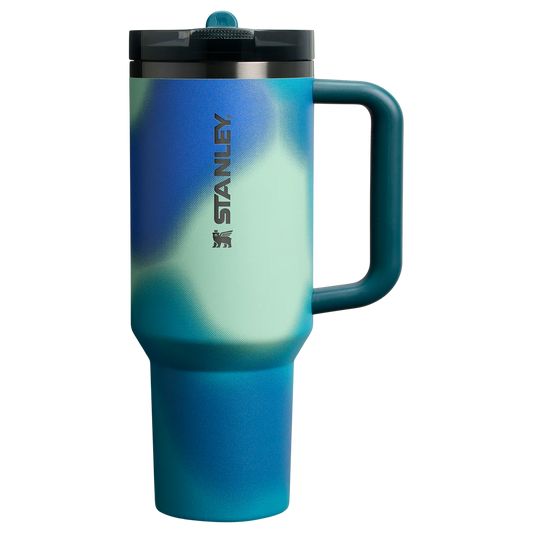 Stanley Quencher 40oz Protour Tumbler Coastal Teal Motion Flip Straw