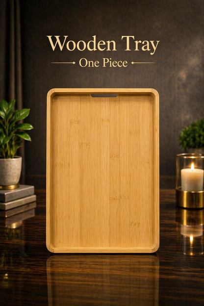 Imported Bamboo Premium Wooden 3pcs Tray Set