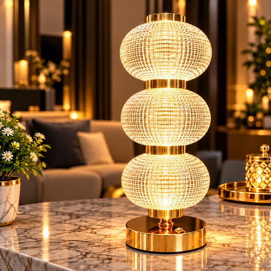 Royal Radiance Rechargeable Table Lamp (3 Light Color Modes)