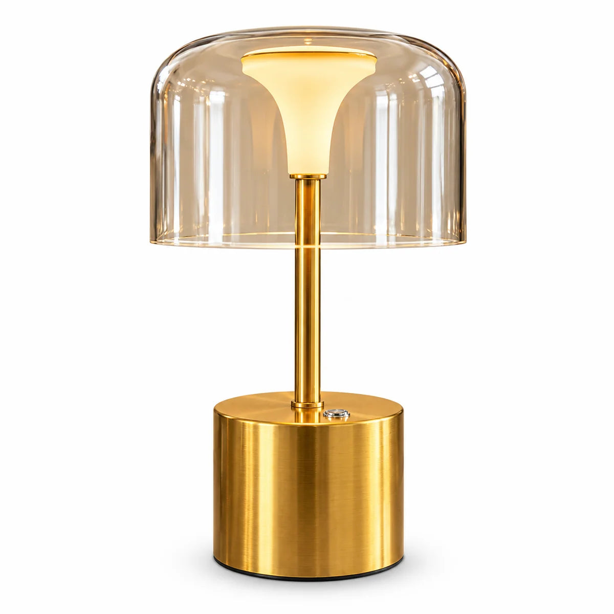 Aurum Halo Glass Table Lamp Gold