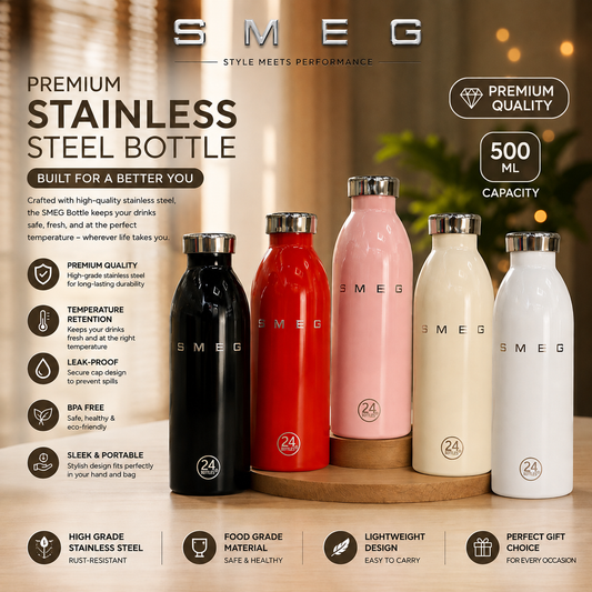 Smeg 500ML Stainless Steel Bottle