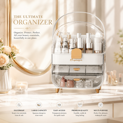 New Layered Storage Cosmetic Storage Box Makeup Organizer