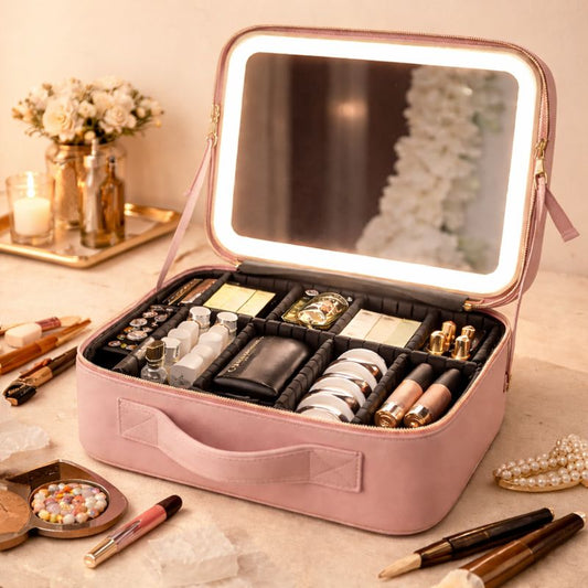 Smart LED Cosmetic Makeup Organizer Bag
