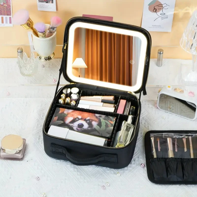 Smart LED Cosmetic Makeup Organizer Bag