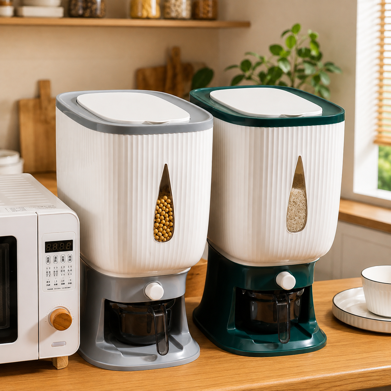 10KG Rice Dispenser and Cereal Storage Box