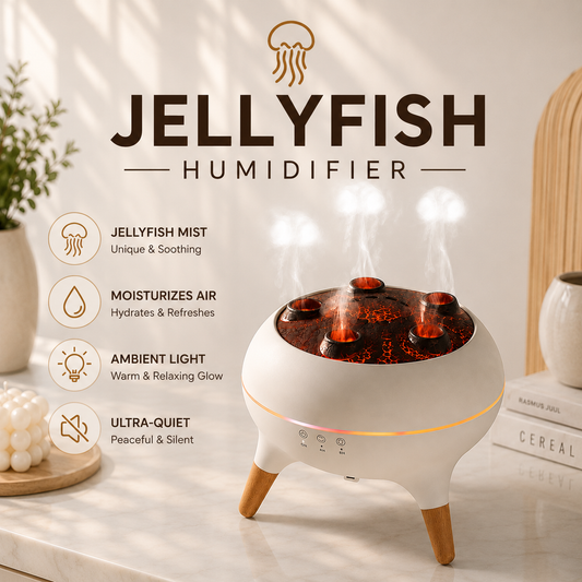 Jellyfish Mist Humidifier – Air Moisturizer & Ambient Light