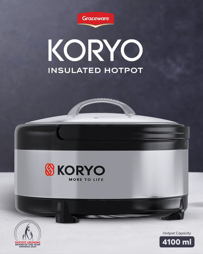 Koryo Hotpot Large With Glass Lid (4100ml)