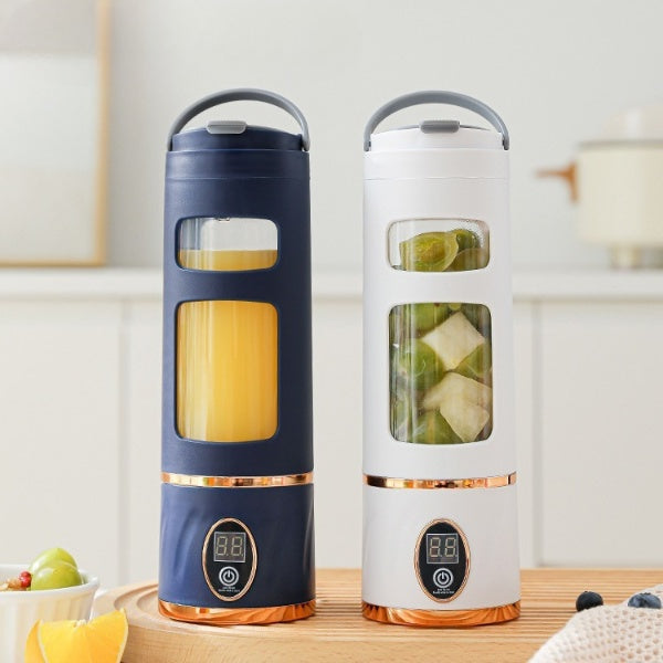 Portable Electric Blender Bottle 8 Blades (LED Display, USB Rechargeable)