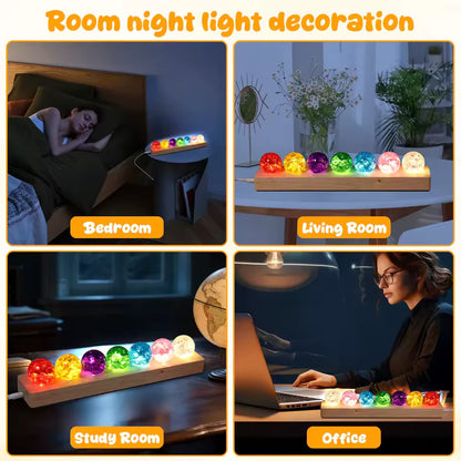 7 LED Crystal Ball – Decorative Light for Home & Gifts