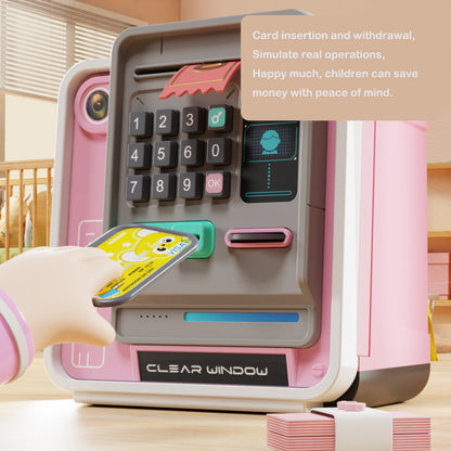 New ATM Machine Safe Box Money Bank Automatic Code Key Lock With Face Recognition