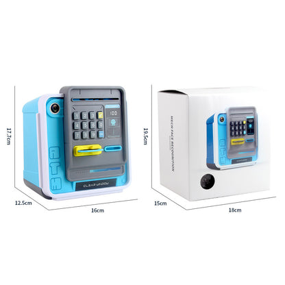 New ATM Machine Safe Box Money Bank Automatic Code Key Lock With Face Recognition