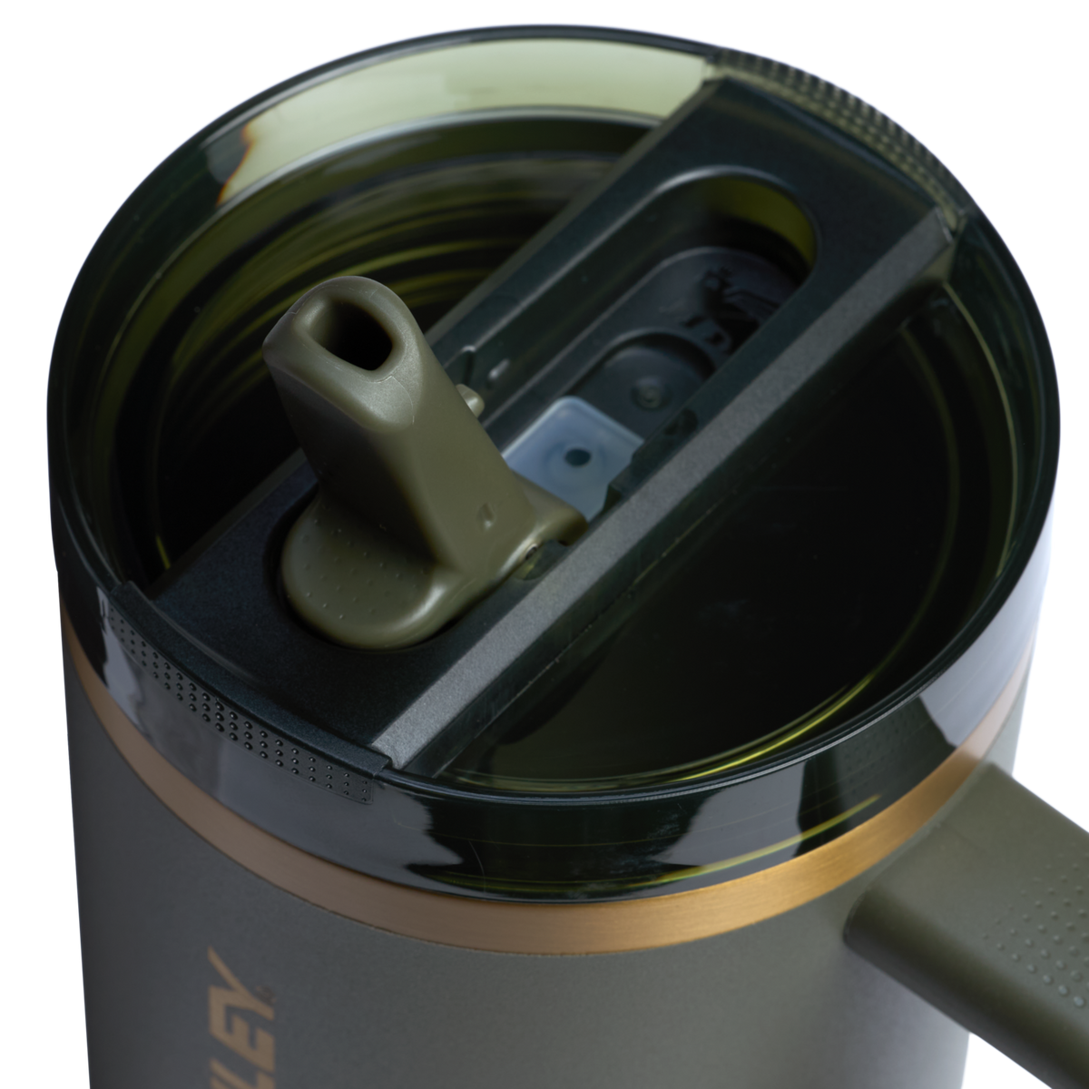 Stanley Quencher 40OZ Tumbler Pro Tour Flip Straw Dark Green