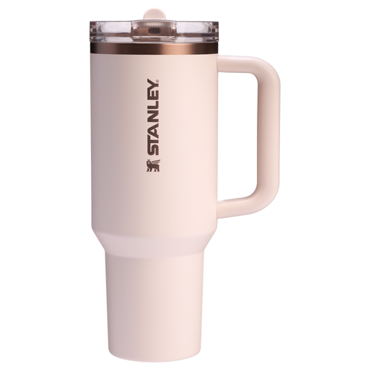 Stanley 1200ML Tumbler Pro Tour Flip Straw Antique Cream With Leak Proof Lid