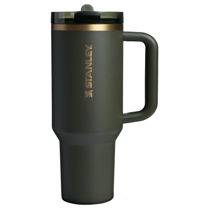 Stanley Quencher 40OZ Tumbler Pro Tour Flip Straw Dark Green