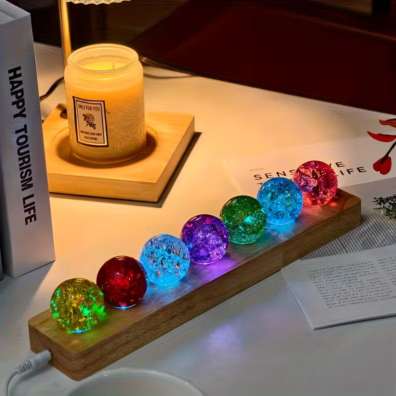 7 LED Crystal Ball – Decorative Light for Home & Gifts
