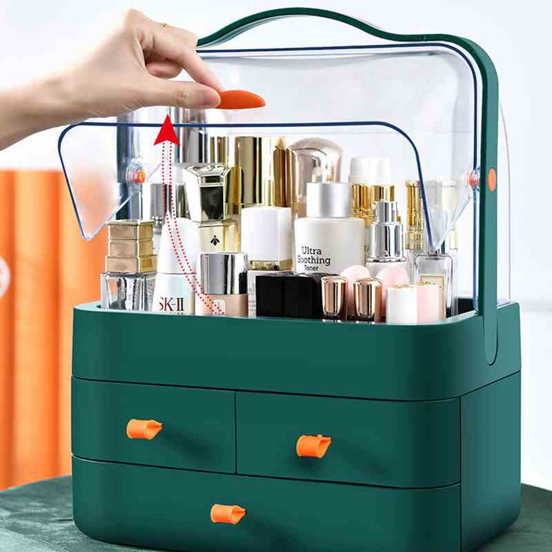 Large Capacity Double Sided Cosmetics Makeup Organizer