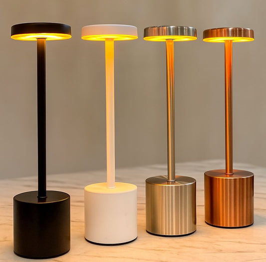 Metal Touch Sensor Rechargeable LED Table Lamp