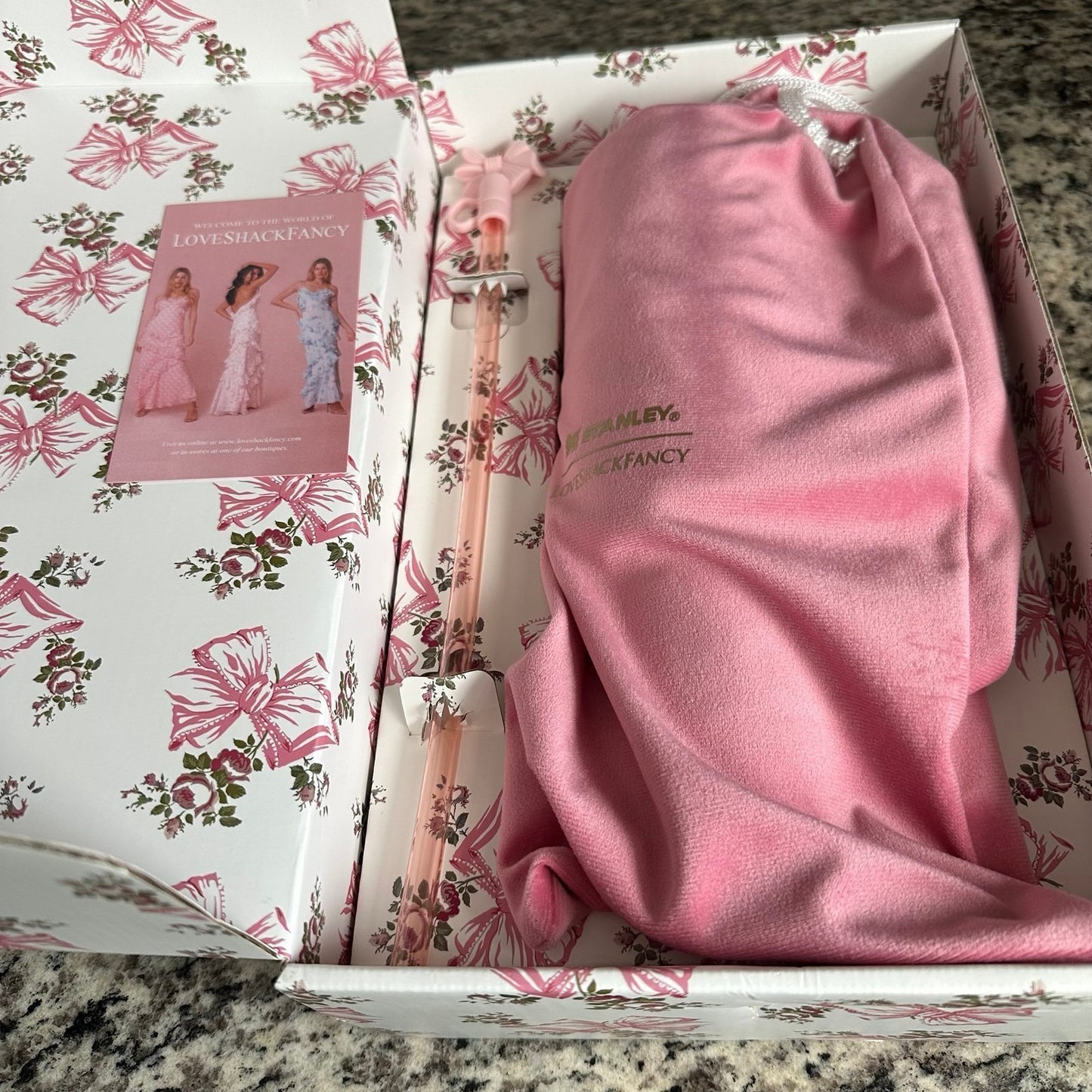 Stanley X 40OZ Tumbler Love Shack Rose Pink With GiftBox