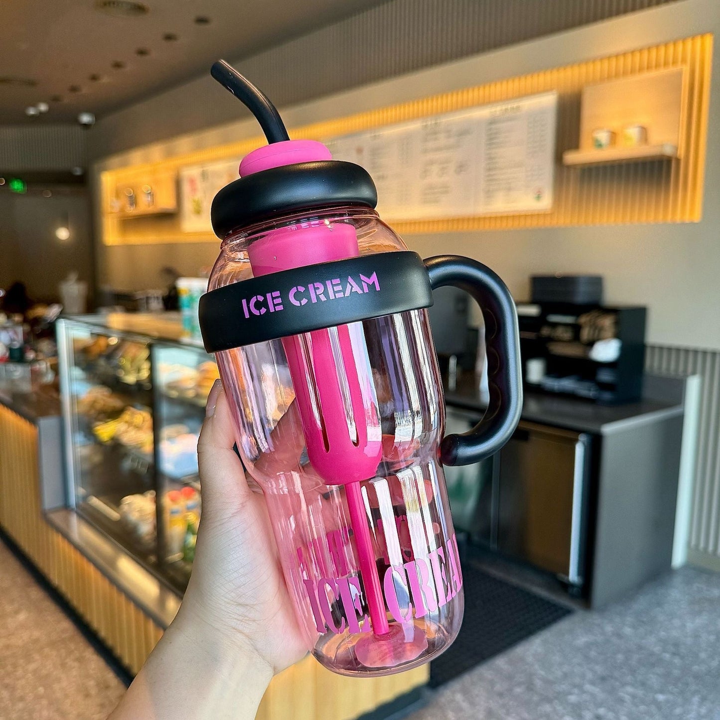 1300ML Ice Cream Sport Water Bottle