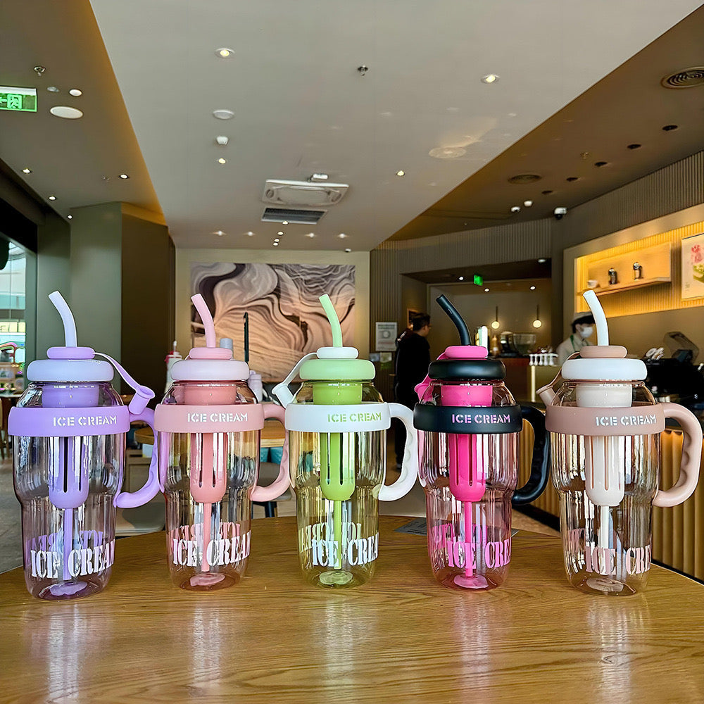 1300ML Ice Cream Sport Water Bottle