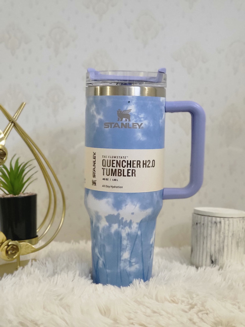 Stanley Quencher 40OZ Tumbler Sky Blue