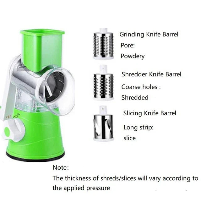 3 In 1 Vegetable Table Top Drum