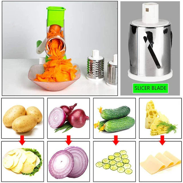 3 In 1 Vegetable Table Top Drum