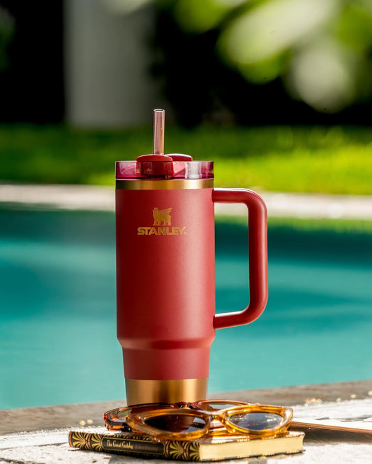 Stanley 1200ML Tumbler Red n Gold